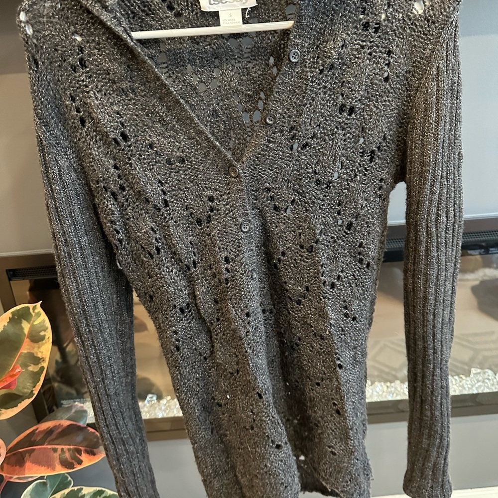 Tsesay Gray Knit Cardigan